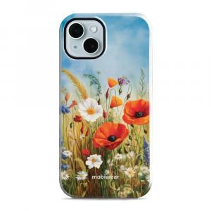 Etui ochronne do iPhone 14, Mobiwear Elite Pro, łąkowe kwiaty
