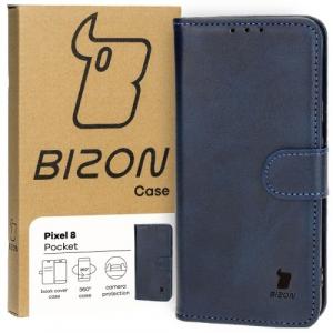 Etui z klapką Bizon Case Pocket do Google Pixel 8, granatowe