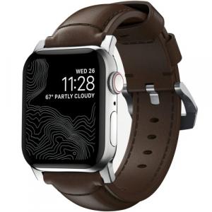 Skórzany pasek Nomad Traditional Band do Apple Watch Ultra Apple Watch Ultra (49mm) 8/7 (45mm) /6/SE/5/4, brązowy