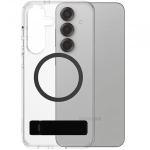 Etui CARE by PanzerGlass Kickstand Case Magnetic do Galaxy S25 Plus, przezroczysto-czarne