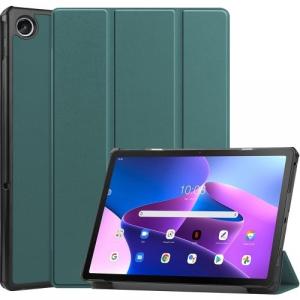 Etui Bizon Case Tab Croc do Lenovo Tab M10 Plus Gen 3, ciemnozielone