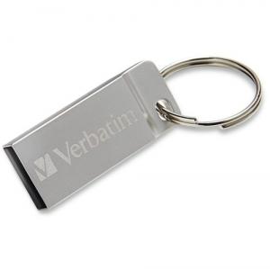 Pendrive USB-A 2.0, Verbatim Metal Executive 64 GB, srebrny