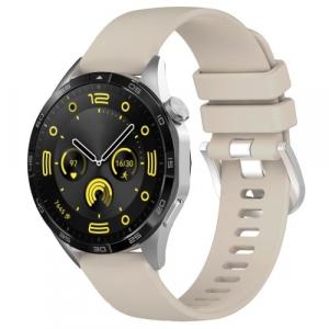 Pasek Bizon Strap Watch Silicone Pro do Huawei Watch GT 4 41 mm, jasnoszary