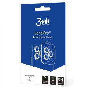 Osłona na aparat 3mk Lens Protection Pro 1 zestaw dla iPhone 15 Pro, ciemnozłote