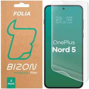 Folia hydrożelowa na ekran Bizon Glass Hydrogel Front do OnePlus Nord 5, 2 sztuki