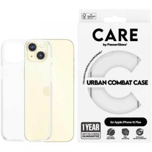 Etui CARE by PanzerGlass Urban Combat Case do iPhone 15 Plus, przezroczyste