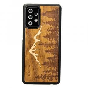 Drewniane etui do Galaxy A52s / A52 5G / A52 4G, Bewood Góry Imbuia