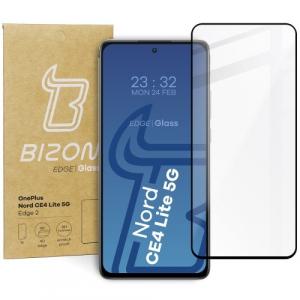 Szkło hartowane Bizon Glass Edge 2 do OnePlus Nord CE4 Lite 5G, czarne