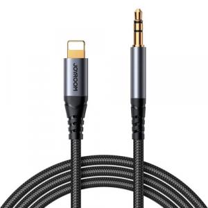 Kabel audio Joyroom SY-A06, AUX Jack 3.5mm - Lightning, 1,2m, czarny