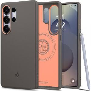 Etui Spigen Nano Pop Mag do MagSafe do Galaxy S25 Ultra, szaro-pomarańczowe