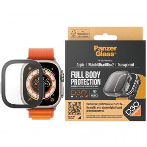 OUTLET: Etui z wbudowanym szkłem hartowanym PanzerGlass Full Body Protection do Apple Watch Ultra 2 / Ultra 49 mm, przezroczyste