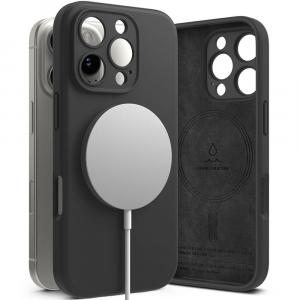 OUTLET: Etui Ringke Silicone Magnetic do MagSafe do iPhone 16 Pro, czarne