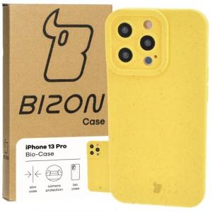 Ekologiczne etui Bizon Bio-Case do iPhone 13 Pro, żółte