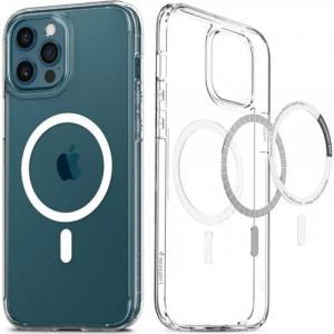 Etui Spigen Ultra Hybrid Mag MagSafe iPhone 12 Pro Max, przezroczysto-białe