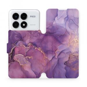 Etui z klapką do Xiaomi Poco F6 Pro, Mobiwear Book, fioletowe