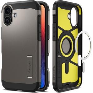Etui Spigen Tough Armor Mag do MagSafe do iPhone 16, stalowe