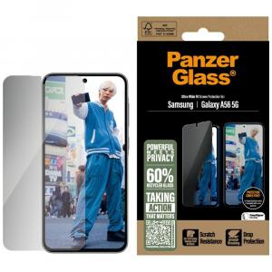 Szkło hartowane na cały ekran PanzerGlass Ultra-Wide Fit Privacy do Galaxy A56 5G, prywatyzujące