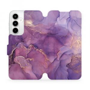 Etui z klapką do Galaxy A35 5G, Mobiwear Book, fioletowe