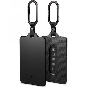 Etui na klucz/kartę do Tesli, Spigen Card Holder Case 2-Pack, czarne