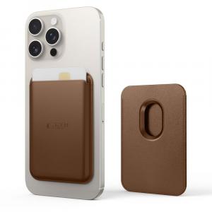 Portfel na karty Tech-Protect MagWallet do MagSafe, brązowy