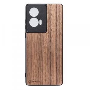 Drewniane etui Bewood Orzech Amerykański do Motorola Edge 50 Fusion