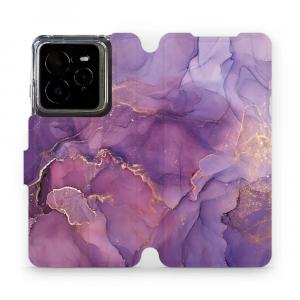 Etui z klapką do Realme GT 7 Pro, Mobiwear Book, fioletowe