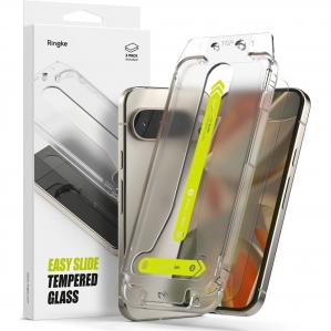 OUTLET: Szkło hartowane na ekran z aplikatorem Ringke Easy Slide 2-Pack do Google Pixel 9 / 9 Pro, 2 sztuki