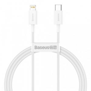 Kabel Baseus Superior USB-C do Lightning 20W 1m, biały