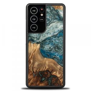 Drewniane etui do Galaxy S21 Ultra, Bewood Unique Planets Ziemia