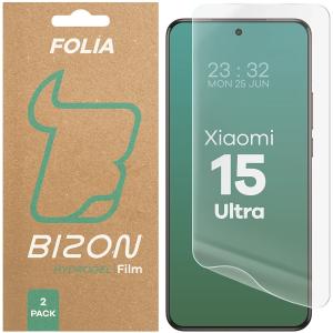 Folia hydrożelowa na ekran Bizon Glass Hydrogel Front do Xiaomi 15 Ultra, 2 sztuki