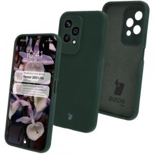 Silikonowe etui Bizon Soft Case do Honor 200 Lite, ciemnozielone