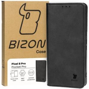 Etui z klapką Bizon Case Pocket Pro do Google Pixel 8 Pro, czarne