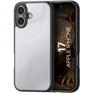 Etui Dux Ducis AIMO do iPhone 17, przezroczyste z czarną ramką