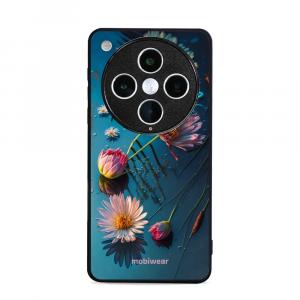 Etui ochronne do Oppo Find X8 Pro, Mobiwear Glossy Case, niebiesko-kwieciste