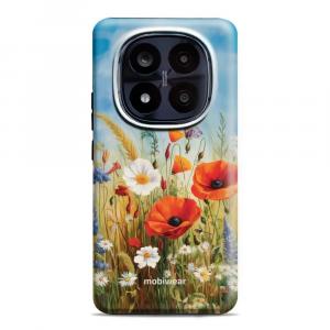 Etui ochronne do Xiaomi Redmi Note 14 Pro Plus 5G, Mobiwear Elite Pro, łąkowe kwiaty
