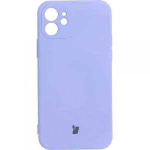 Etui Bizon Case Silicone do iPhone 12, fioletowe