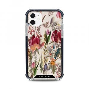 Etui ochronne do iPhone 11 do MagSafe, Mobiwear Elite Bumper, bukiet kwiatów