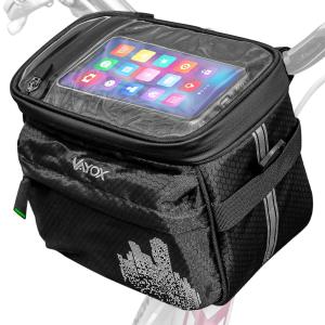 Sakwa rowerowa, torba termiczna na kierownicę Vayox VA0167 4.6L etui, czarna