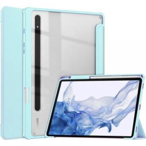 Etui Bizon Case Tab Clear Matt do Galaxy Tab S8 / S7, błękitne