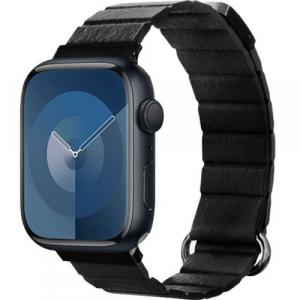 Pasek magnetyczny Crong Eclipse do Apple Watch 49/46/45/44 mm, czarny