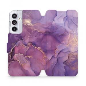 Etui z klapką do Galaxy A55 5G, Mobiwear Book, fioletowe