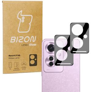 Szkło na aparat Bizon Glass Silk Lens do Oppo Reno11 F 5G, 2 sztuki