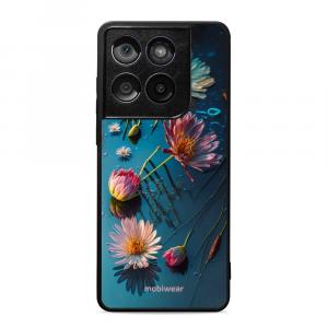 Etui ochronne do Motorola Edge 60 Fusion, Mobiwear Glossy Case, niebiesko-kwieciste