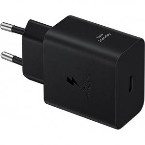 Ładowarka sieciowa GaN Samsung Power Adapter 45W, 1x USB-C, PD, PPS, czarna