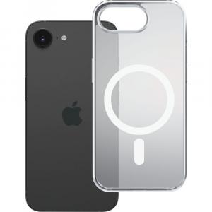 Etui 3mk Frosty MagCase do iPhone 16e, półprzezroczyste z białym