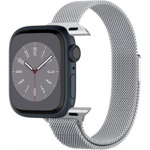 Pasek Spigen Metal Fit do Apple Watch 42/41/40/38 mm, srebrny