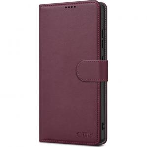Etui z klapką Tech-Protect Wallet do Redmi Note 14 Pro 5G / 14 Pro Plus / POCO X7, bordowe