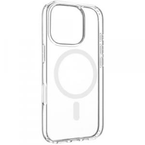 Etui Fixed MagPure MagSafe do iPhone 16 Pro, przezroczysto-białe