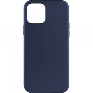 Etui Fixed MagLeather do iPhone 12 / 12 Pro, granatowe