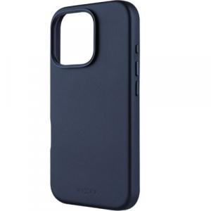 Etui Fixed MagLeather do iPhone 16 Pro, granatowe